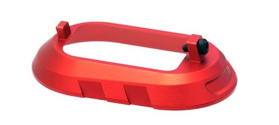 Tyrant CNC Magwell for SIG P320 - Red w/Black Screw