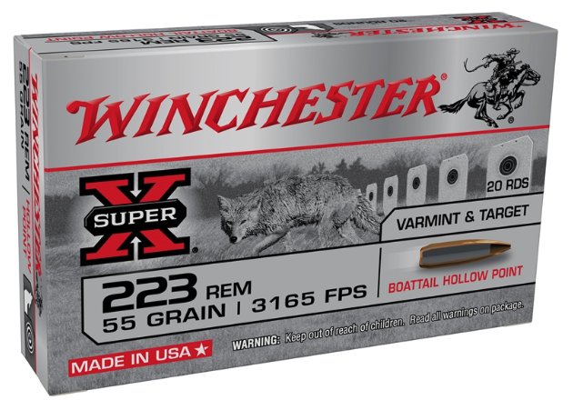 Winchester Super-X BHP, 223 Rem, 55 Gr, 20 Rds