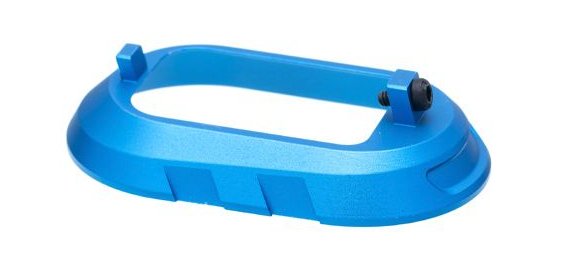 Tyrant CNC Magwell for SIG P320 - Blue w/Black Screw