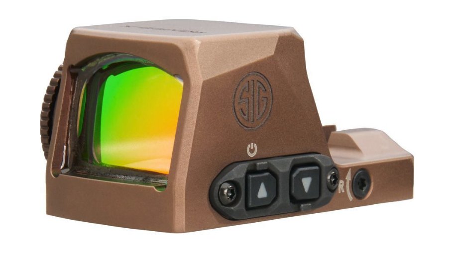 Sig Sauer Romeo-X Pro Footprint, Red Circle/Dot Sight, FDE