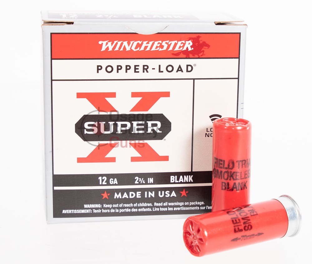 Winchester Ammo Super-X Blank, 2-3/4", 12ga, 25rd