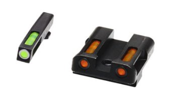 HiViz Litewave H3 Tritium/Litepipe Glock 9mm.40 S&W Sight Set