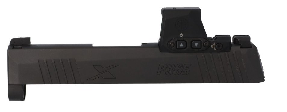 Sig Sauer P365X Slide Assy w/Romeo-X Compact, Black