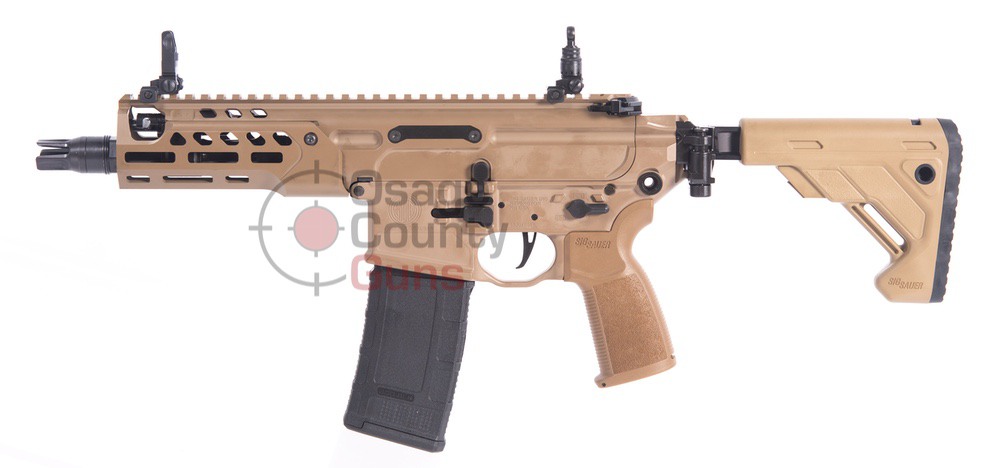 Sig Sauer APP Only MCX-Spear LT SBR, IR FDE Cerakote, 300 BLK, 6.75" BBL, 30 Rds