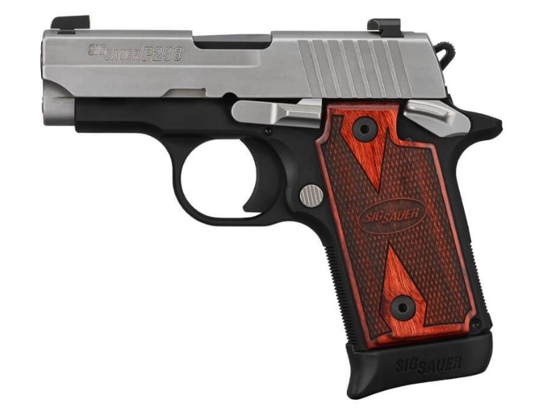 Sig Sauer P238 Two-Tone, SAO, 380 ACP, 2.7" BBL, 6 / 7 Rds