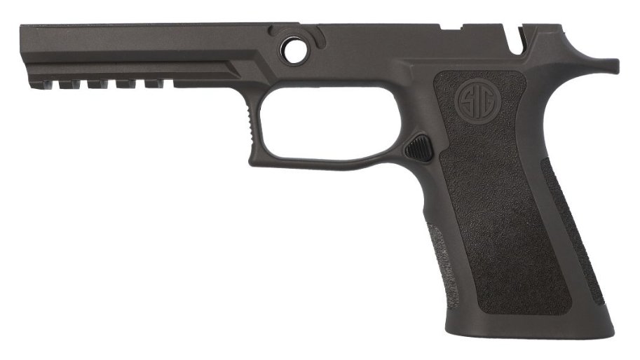 Sig Sauer P320 TXG Full Size, Manual Safety Grip Module, 9mm, Small, Legion Gray