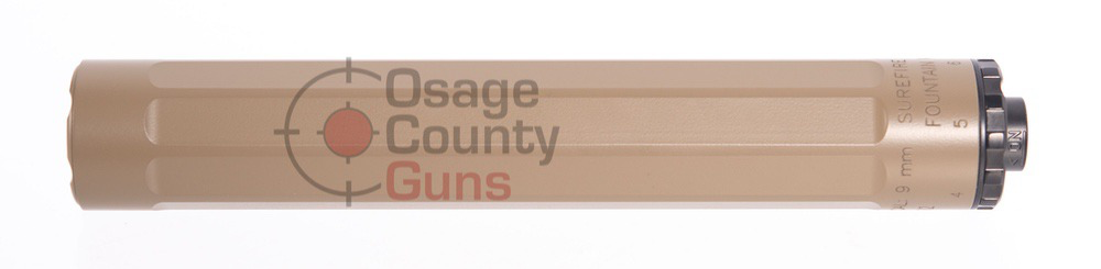Surefire SF Modular Ryder Direct-Threat Suppressor, 9mm, 1/2x28 Thread, FDE