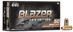 [5210] CCI Blazer Brass FMJ - 165gr - .40 S&W - 50rd