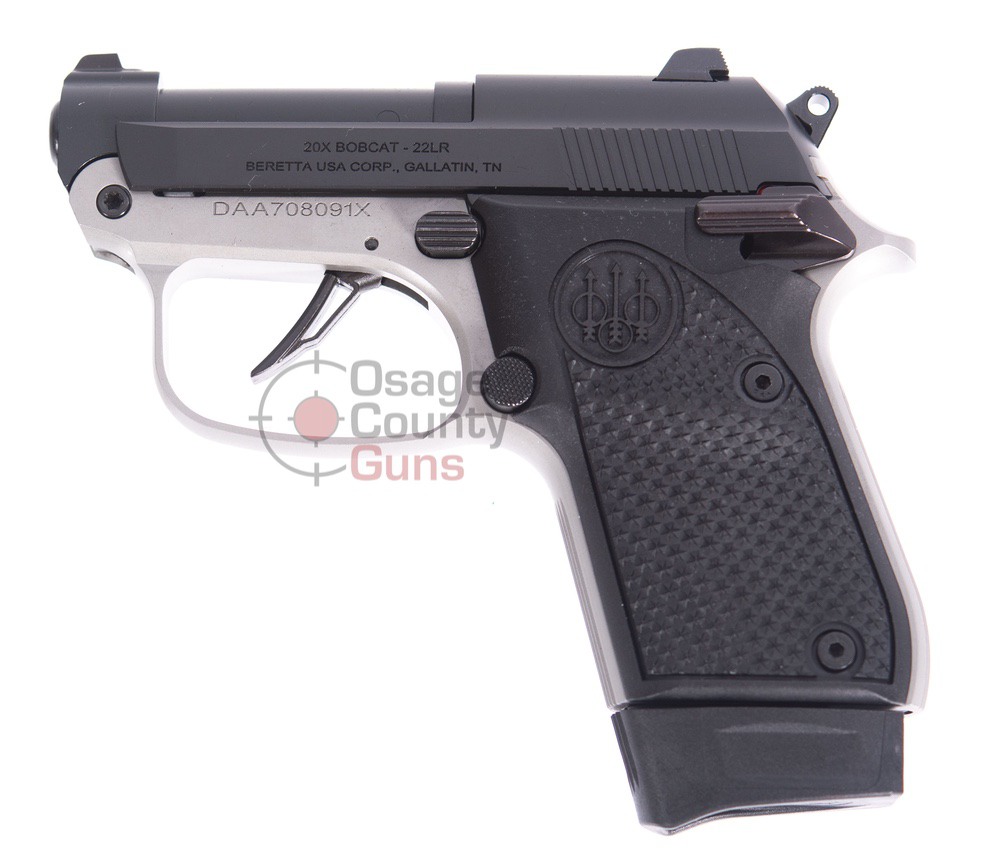 Beretta 20X Bobcat, Grey/Black w/Poly Grips, .22 LR, 2.4" BBL, 8 Rds