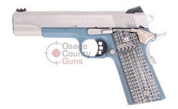 [O1072CCS-BT] Colt Competition Series 70, Stainless/Blue, 9mm, 5" BBL, 9 Rds