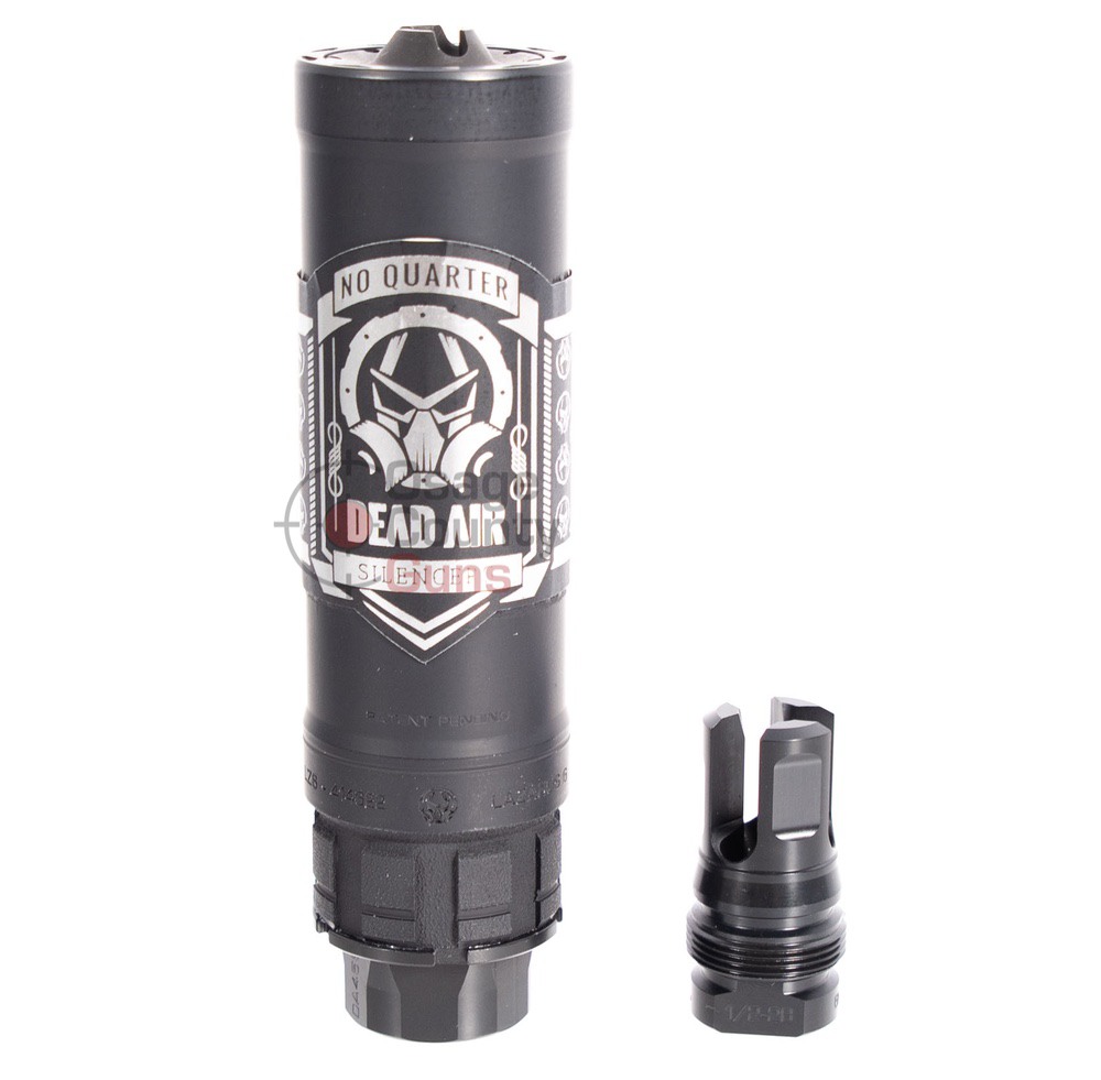 Dead Air Lazarus 6 GMS Low Back Pressure Silencer w/Xeno Adapter & FH