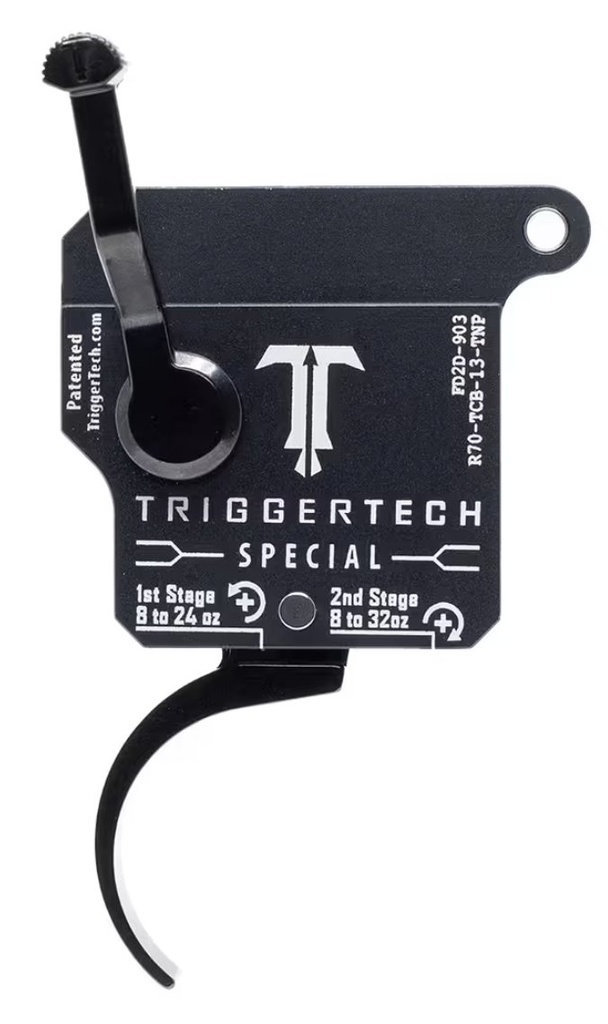 TriggerTech Remington 700 Two-Stage Black Special Pro, Curved