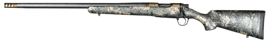 Christensen Arms Ridgeline FFT Burnt Bronze Left Hand 6.5 CRD 20 in Burnt Brz Cerakote Carbon w/Green & Tan