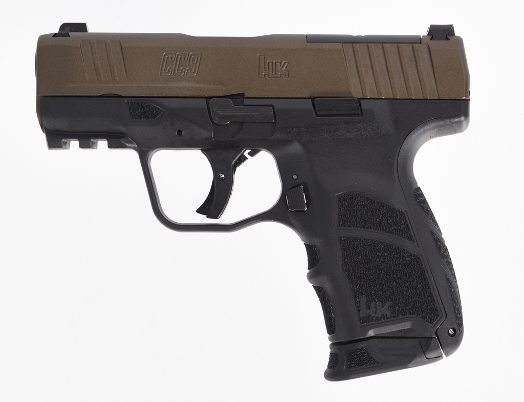 Heckler & Koch CC9 OR, 9MM, Cerakote H294 Midnight Bronze, H294, 1-10RD&1-12RD MAG