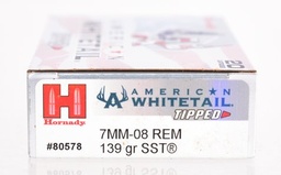 [80578] Hornady Whitetail SST, .7m-08 Win, 139gr, 20rd