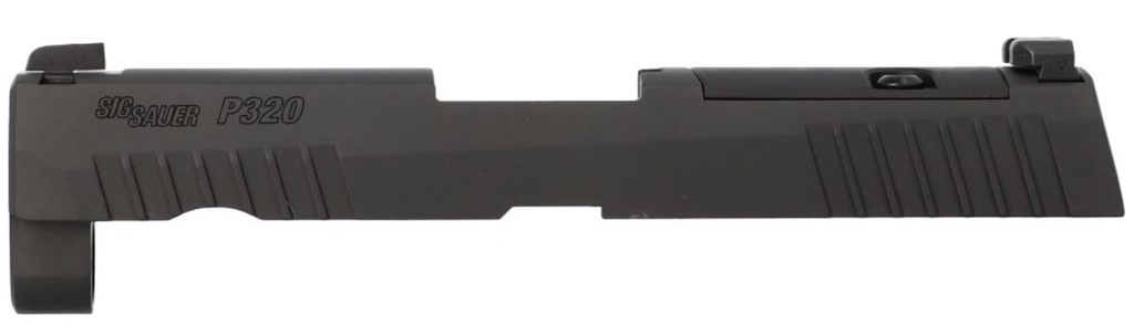 SLIDE ASSY, P320, X-SERIES, 9MM, 3.9IN, XRAY3 SIGHTS, R2 OPTIC READY, BLK