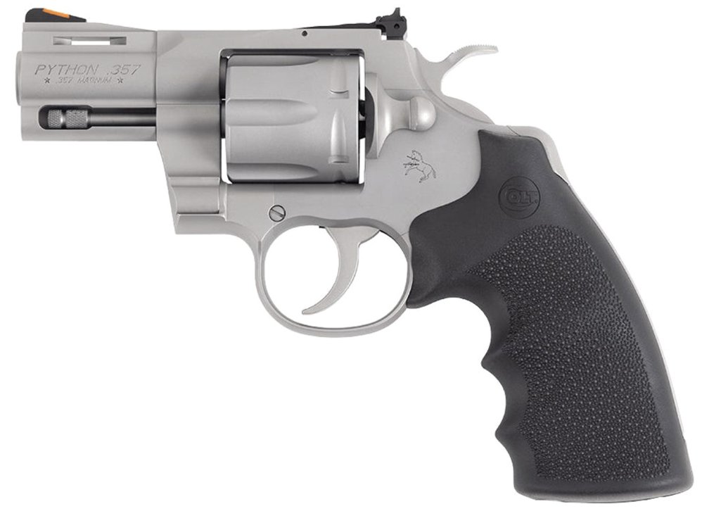 Colt Python 357 MAG 2.5" Bead Blast Stainless Finish 357MAG PYTHON-SM2RTS