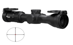 [SOW42004] SIG WHISKEY4 SCOPE, 2.5-10X42MM, 30MM, SFP, HELLFIRE QUADPLEX ILLUM RETICLE, CAPPED 0.25 MOA ADJ, BLACK