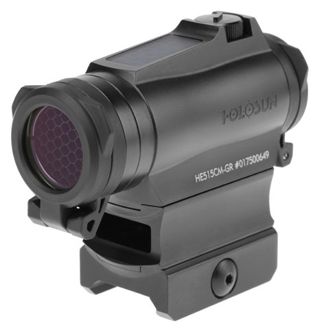 Holosun HE515CM-GR, Green Circle Dot, 2MOA & 65 MOA