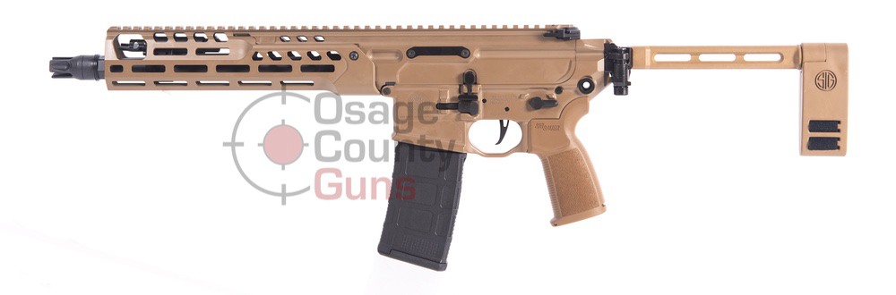 Sig Sauer MCX Pistol w/Folding Brace, IR Cerakote FDE, 5.56 NATO, 11.5" BBL, 30 Rds