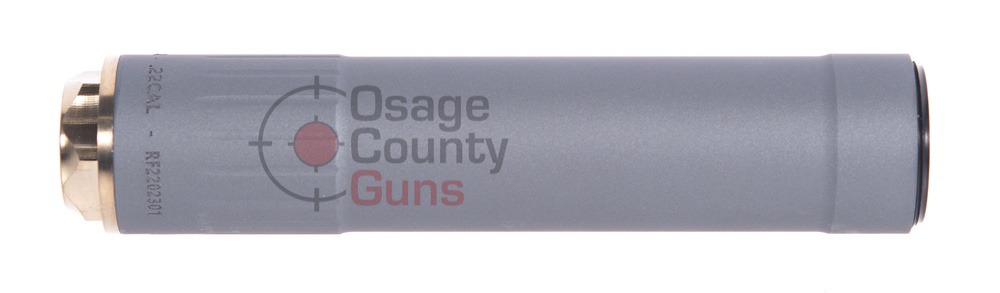KGMADE RF22 Rimfire Suppressor, .22 S/L/LR to 5.7x28mm, Sniper Grey Cerakote