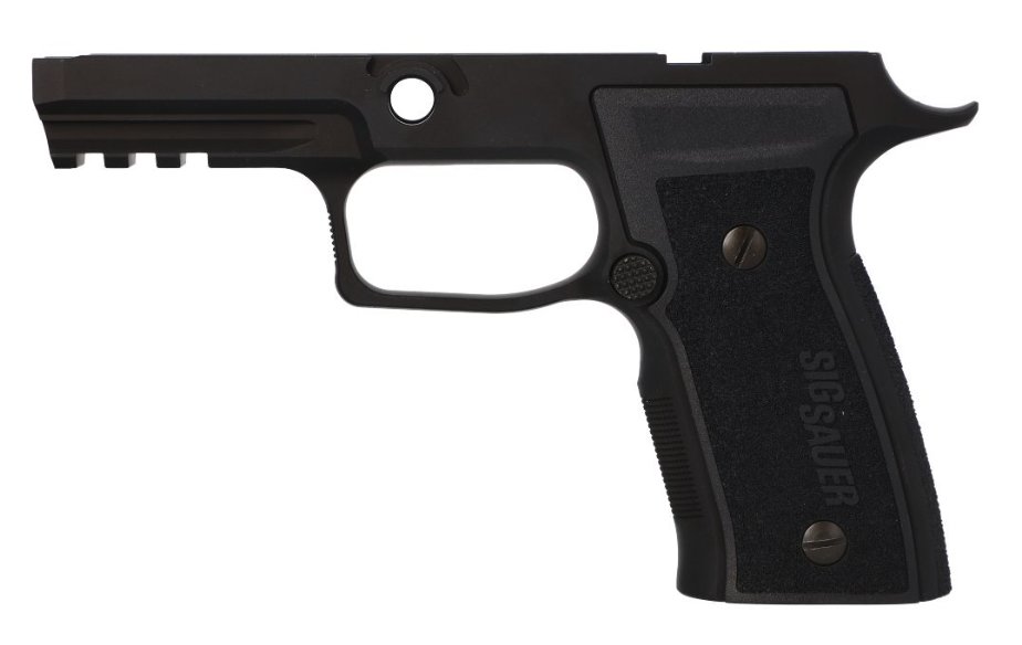 Sig Sauer P320 AXG Carry Grip Mod w/Polymer Panels, 9/40/357, Black