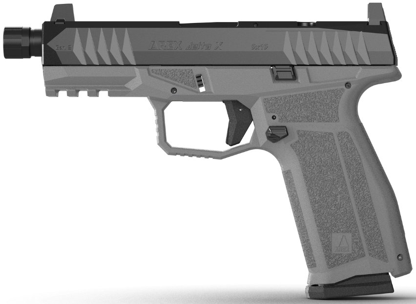AREX Delta Gen 2 X Tactical Grey, 9mm, 4.6" BBL, 17rd / 19rd