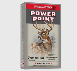 [X7MMR2] Winchester Power Point, 7mm Rem Mag, 175 Gr., 20 Rds
