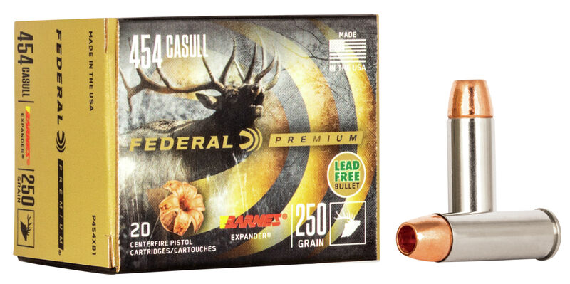 Federal Barnes Expander Handgun - 250gr - 454 Casull - 20rd