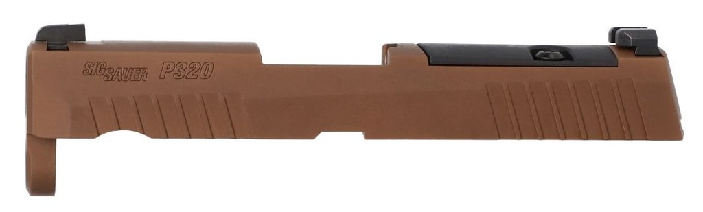 Sig sauer P320 3.6" Slide Assembly, 9mm, Coyote Brown, Optic Ready