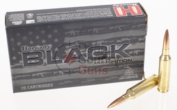[81396] Hornady Ammo BTHP Black, 105gr, 6mm Creedmoor, 20rd