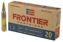 [FR160] Hornady Frontier BTHP Match - .223 Rem - 68gr - 20rd