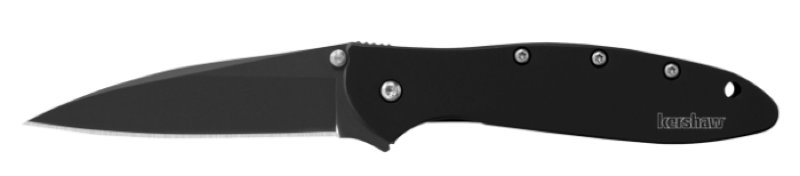 Kershaw Leek Knife, Black, 3" Blade