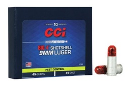 [3712CC] CCI BIG 4 Shotshell, 9mm, 45 Gr, #4 Shot, 10 Rds