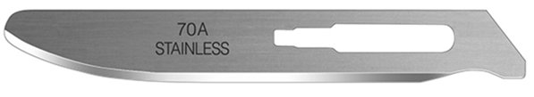 Havalon 12 #70A stainless steel Clamshelled Blades