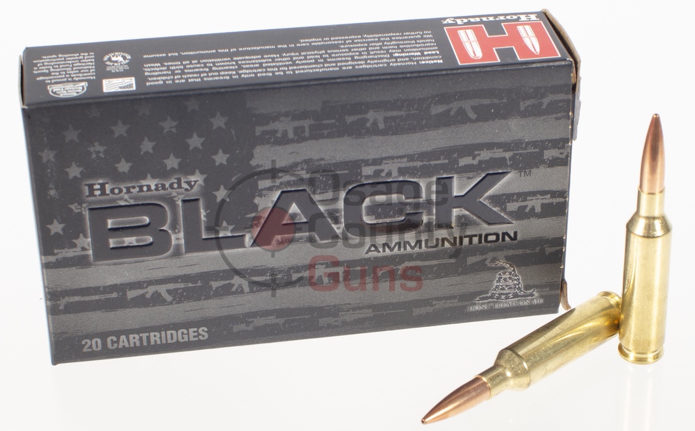 Hornady Black FMJ, 5.56 NATO, 62 Gr, 20 Rds