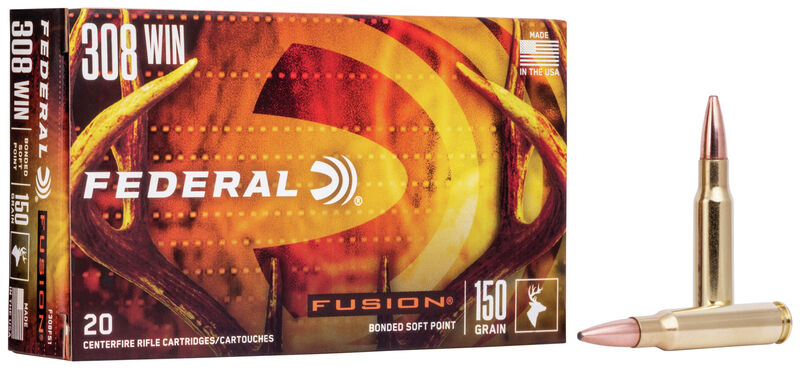 Federal Fusion .308 Win, 150gr, SP, 20rds