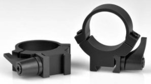 Warne 1 inch, Rimfire QD, Med Matte Rings