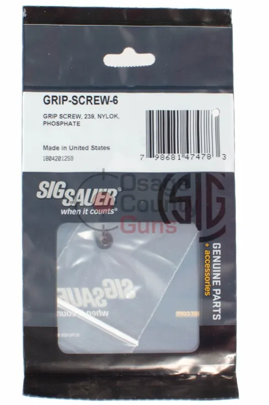 Sig Sauer P239 Grip Screw (Phosphate, Nylok)