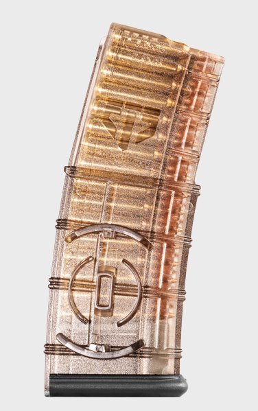 Elite Tactical Systems Gen 2 AR-15 Mag, 30 Rds, Clear w/Coupler
