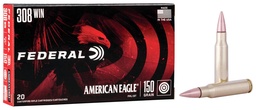 [AE308D] Federal American Eagle, .308 Win,150GR, FMJ, 20rds