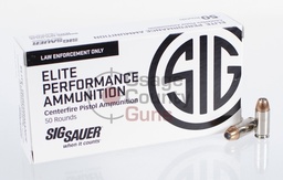 [E40SW2-LE-50] Sig Sauer Elite Performance V-Crown LE JHP - .40 SW - 180gr - 50rd