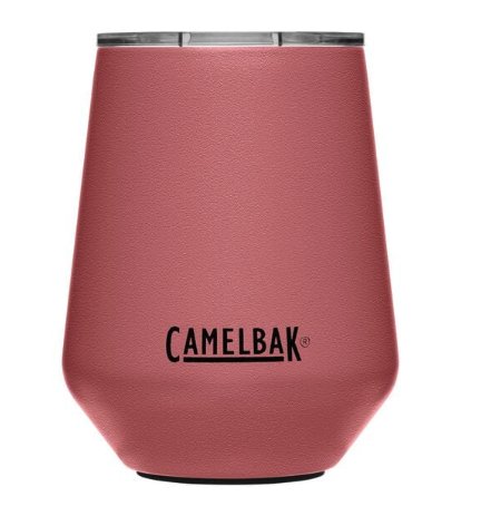 Camelback Wine Tumbler, SST Vacuum Insulated, 12oz, Terracotta Rose
